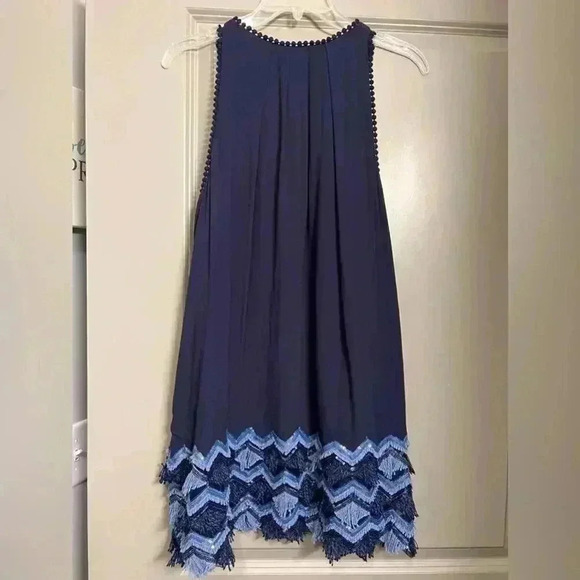 Anthropologie Maeve Fringe Sleeveless Dress - Size 4P - Picture 3 of 9